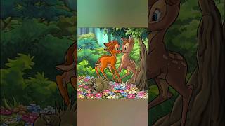Happy Colour - Colour by Number. Disney Bambi 🦌🌳🌻 - Bambi And Faline 🦌🐾❤️