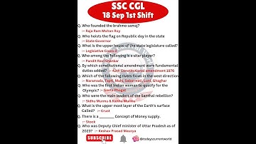 SSC CGL Exam Analysis 2024| SSC CGL Question Paper 2024 | 18 Sept 1st Shift | SSC CGL Paper Solution