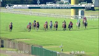 Vidéo de la course PMU CLASICO ESTRELLAS JUNIOR SPRINT G3 - AUSPICIA HIPODROMO LA PUNTA S.