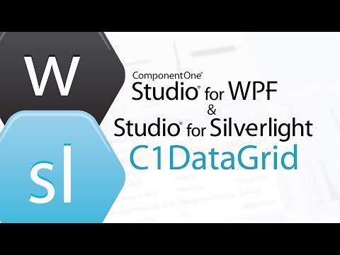 Getting Started with ComponentOne DataGrid (WPF/Silverlight)