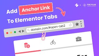 how to add anchor link to elementor tabs items? (part 5/8)