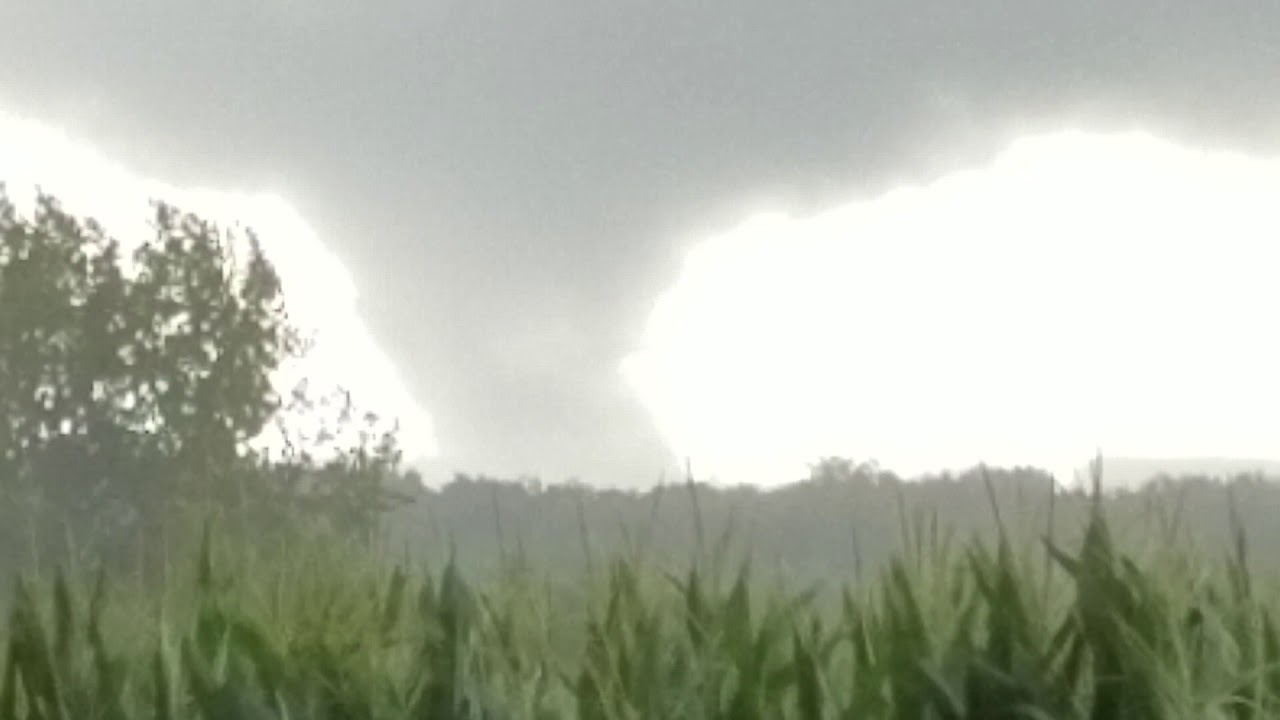 Marshalltown Iowa tornado forming