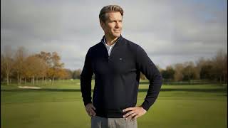 Calvin Klein Mens Campus 1/2 Zip All Season Easy Care Sweater screenshot 5