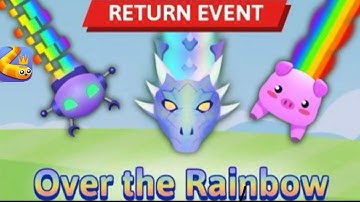 Snake.io RETURN EVENT Over the Rainbow Event Game Play.NEW Event Over the Rainbow skins #snakeio