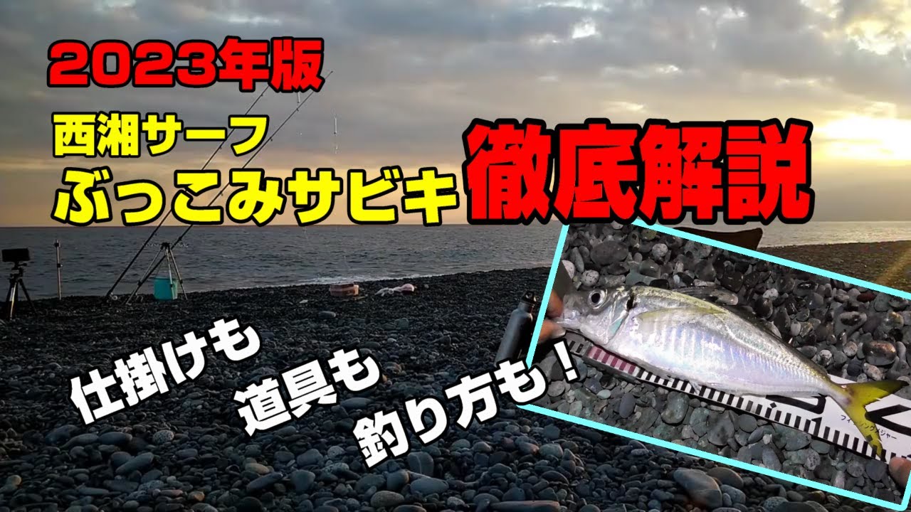 【2023年改訂版 西湘ぶっこみサビキ徹底解説その１】これから始める人へ／はじめの一歩／3年ぶりの改訂版