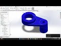 SOLIDWORK TUTORIAL FOR BEGINNER | HANDLE MAKING EXTRUDED BOSS FEATURE | SOLIDWORKS 2025 #art #cad