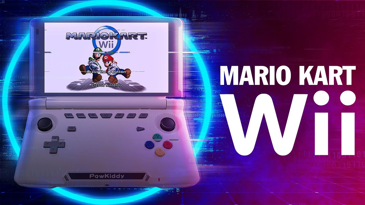 PowKiddy x18s (Dolphin) Mario Kart Wii (black box fix) - YouTube