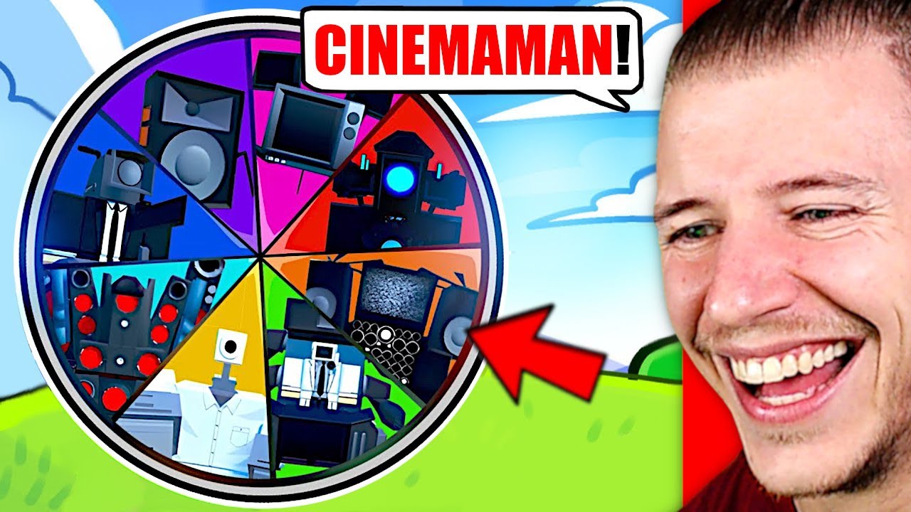 Ein GLÜCKSRAD Entscheidet ALLES WAS ICH MACHE (Ultra Witzig) in Toilet Tower Defense