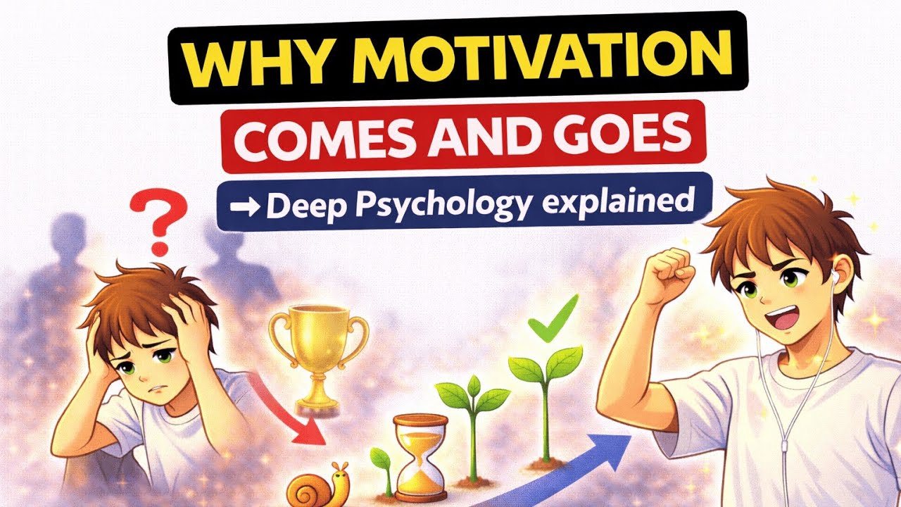 Why Motivation Comes and Goes - Deep Psychology Explained #motivation # ...