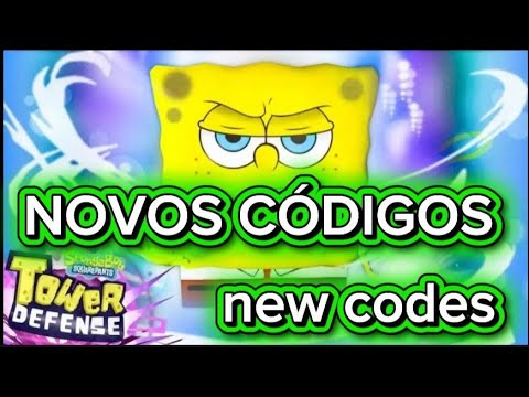 CÓDIGOS DEFESA DA TORRE DO BOB ESPONJA | ROBLOX | SPONGEBOB TOWER ...