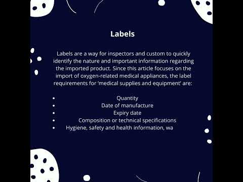 How to Import/Export Oxygen Concentrators
