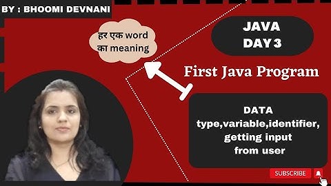 Data Types and variables in java | getting user input  | Java full course Day 2