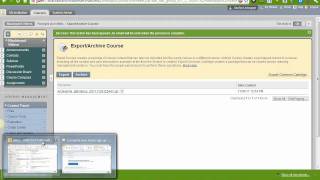 Archive and Export in BB9.1