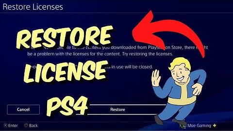 How To Restore Licenses On PS4 2023