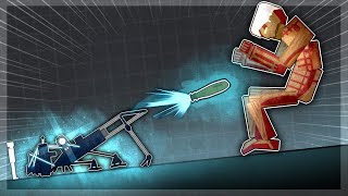 Destroying The ARMORED TITAN With NUCLEAR CANNONS in People Playground screenshot 3