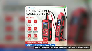 NOYAFA Underground Cable Locator NF-8301 Wire Tracker 480V High&Low Voltage Cable Tracker Detect Wal
