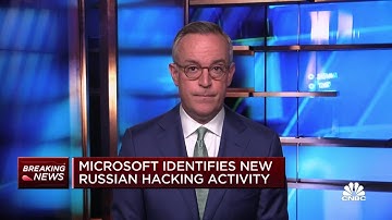 Microsoft identifies new Russian hacking activity on tech companies