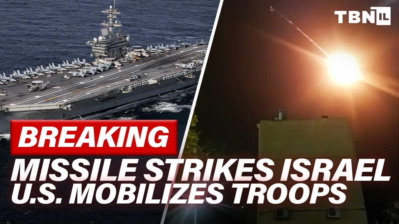 BREAKING: Ballistic Missile SLAMS Israel; U.S. Mobilizes Troops; Saudi Eyes Joining War | TBN Israel