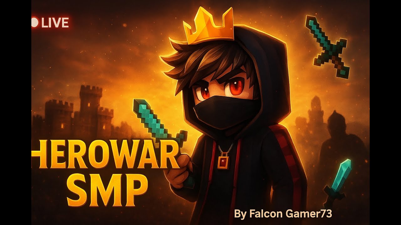 "HEROWAR SMP: Building a GIANT CASTLE for WAR! 🔥 | Minecraft SMP Build ...