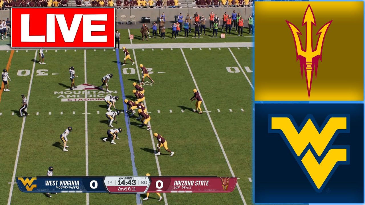 🔴LIVE 🔴Arizona State vs West Virginia/Week 12/ NCAAF College Football 26