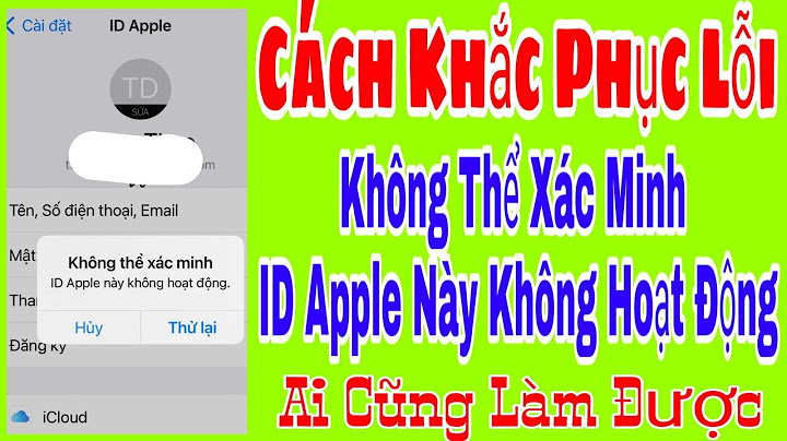 Quên id apple và bị lỗi máy chủ năm 2024