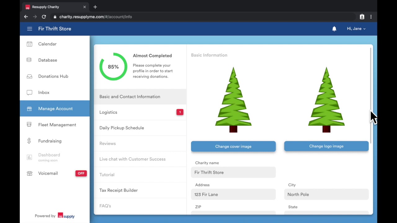 Training 2: Set up your Charity Portal Account