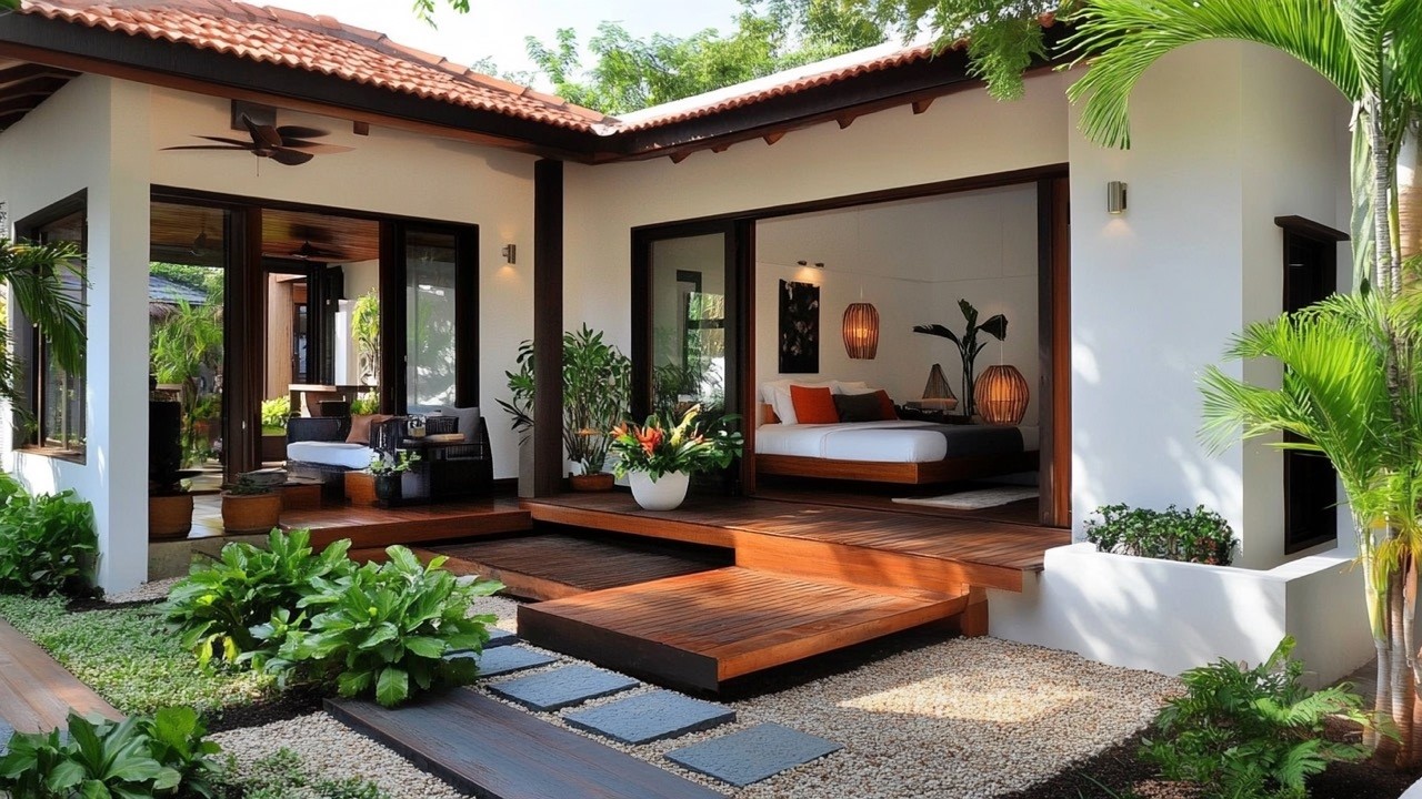 Бюджетный Bougie 2025: тренды сада: тропический декор для небольших пространств и современных домов