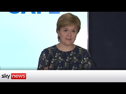 COVID cases down in Scotland but Sturgeon says restrictions must not be 'abandoned'.