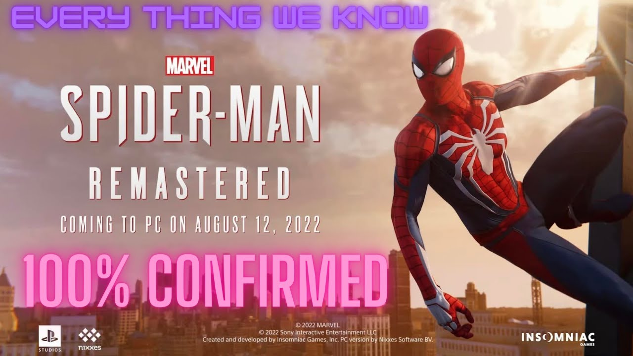 It's official Spider-Man coming to pc (Everything we know so far)