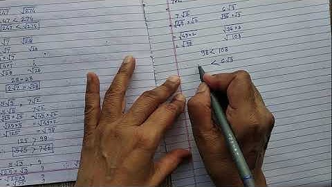 9th Standard | Maths 1 | Real Numbers - Comparison of Surds
