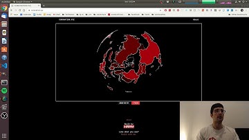 Demo of coronation.xyz - A visualization of the spread of coronavirus around the globe