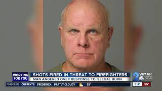 Man arrested after shooting at firefighters, 30+ firearms found in home