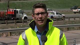 Westbound I-70 reopens after fiery crash; CDOT chief engineer discusses bridge integrity
