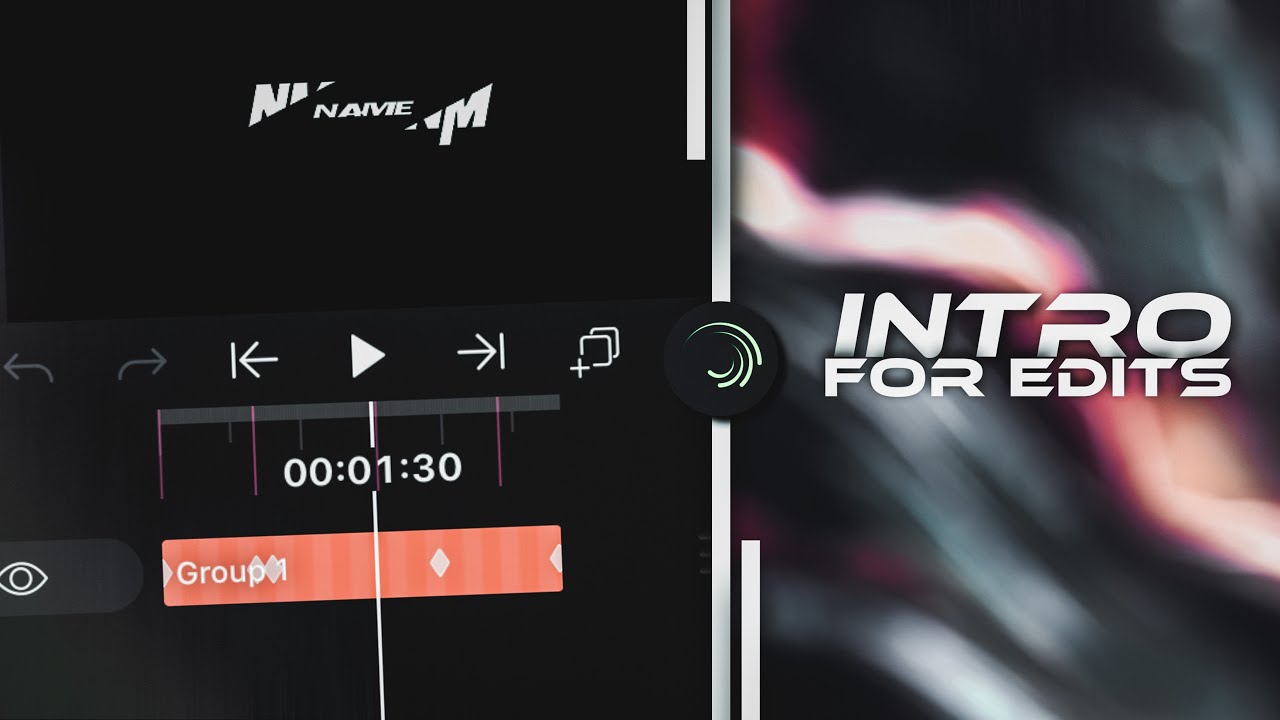 intro for edits | ALIGHT MOTION | ANDROID & iOS | TUTORIAL | part 1 ...
