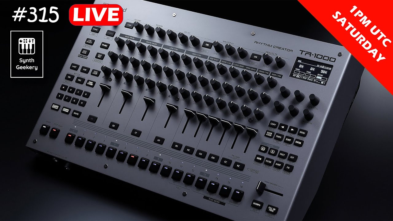 Synth Geekery 315 - Roland TR-1000 & Akai MPC Live III