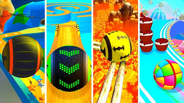 Action Balls vs Going Balls vs Rollance vs Candy Ball Run - Android, IOS gameplay