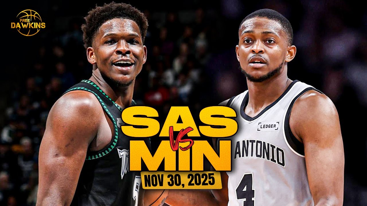 Minnesota Timberwolves vs San Antonio Spurs Full Game Highlights | Nov 30, 2025 | FreeDawkins