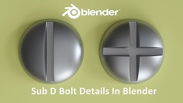 Blender Bolts Modeling |  Blender Tutorial | Blender Hard Surface Modeling Tutorial