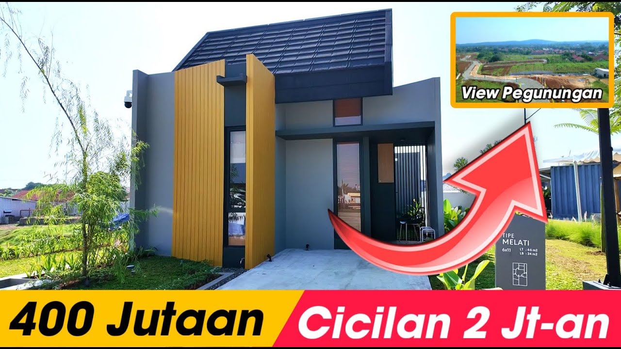 Rumah Paling Baru di Bogor ! 400 Jutaan View Pegunungan