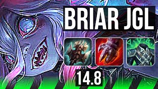 BRIAR vs KARTHUS (JGL) | Comeback, 50k DMG, 700+ games, 22/6/13 | BR Master | 14.8