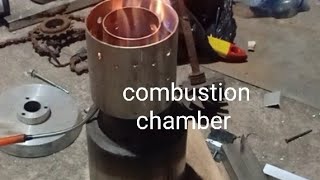 Ruang bakar turbine jet ( combustion chamber) DIY #machinejet #viral #diy