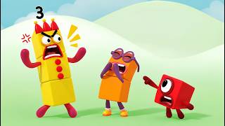 TWO Ate The Whole Apple! THREE Slap Him 😤 | Numberblocks | Sponsored by: Bob Zoom Effects