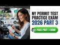 DMV NY Permit Test Practice Exam 2026 Part 3: Essential Road Rules and Signs