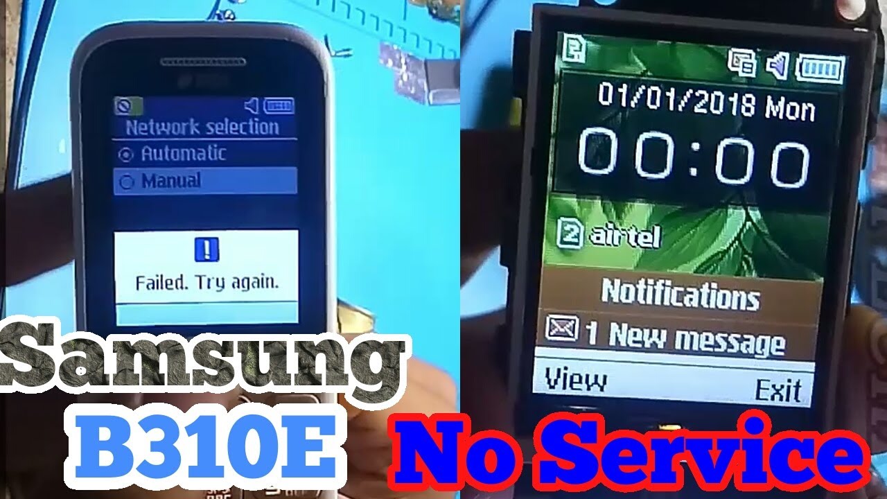 SAMSUNG B310E NO SERVICE SOLUTION ||  SAMSUNG B310E NO NETWORK FOUND || BY PARSURAM LENKA