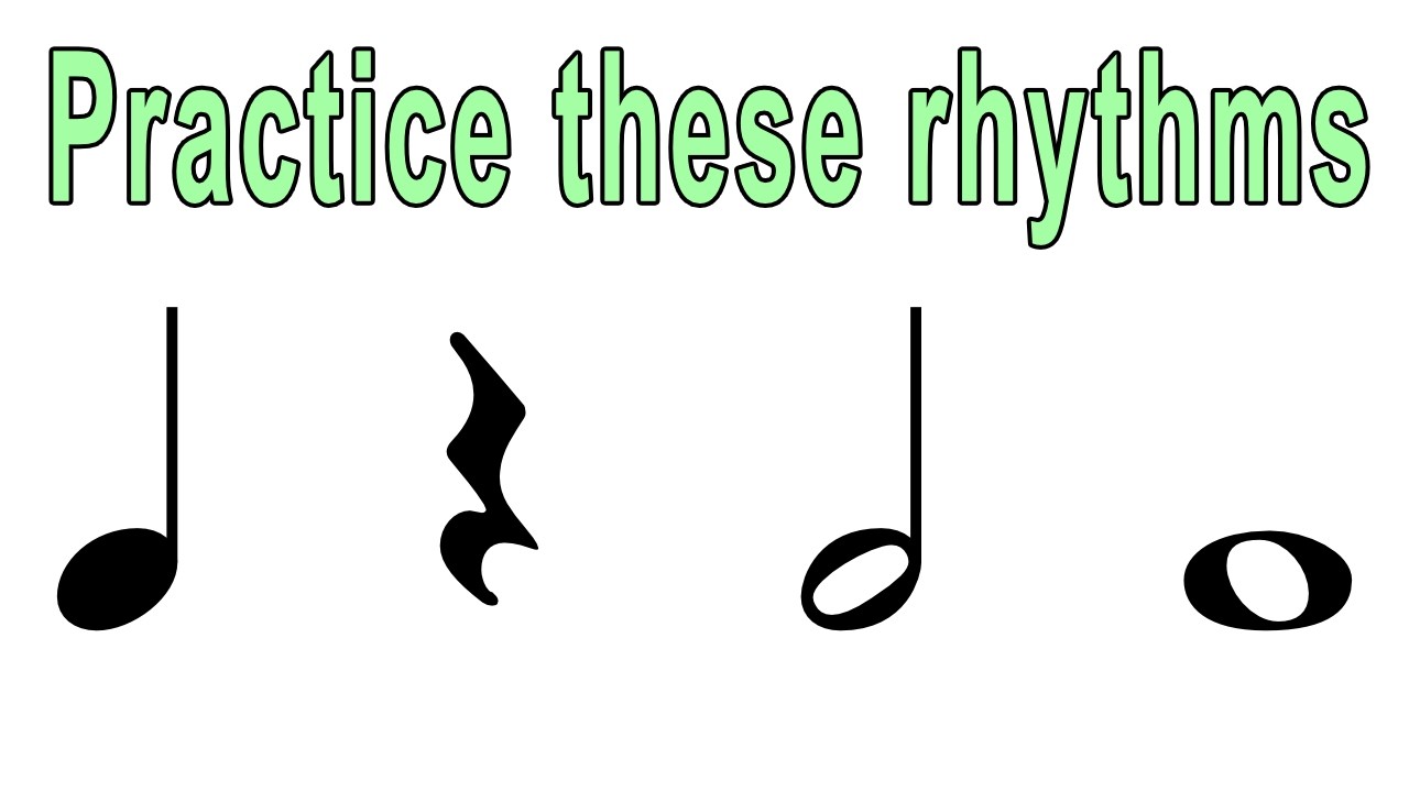 Quarter, Half, and Whole Note Reading Exercises for Beginners - YouTube