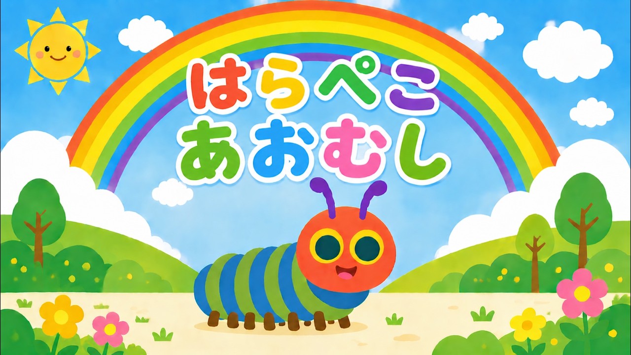 赤ちゃん泣き止む】はらぺこあおむし の歌 【Stop Baby Crying】The