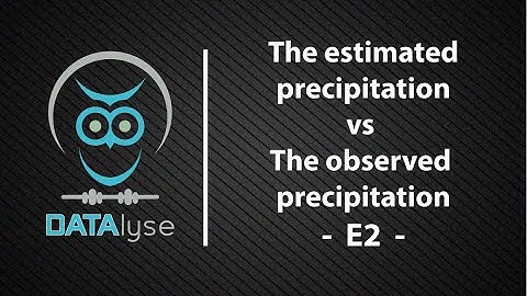 The extracted (estimated satellite precipitation) vs observed precipitation data