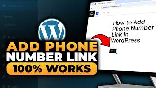 How To Add Phone Number Link in WordPress (𝟮𝟬𝟮𝟲) | 100% WORKS | NO Yapping, To The Point & EASY