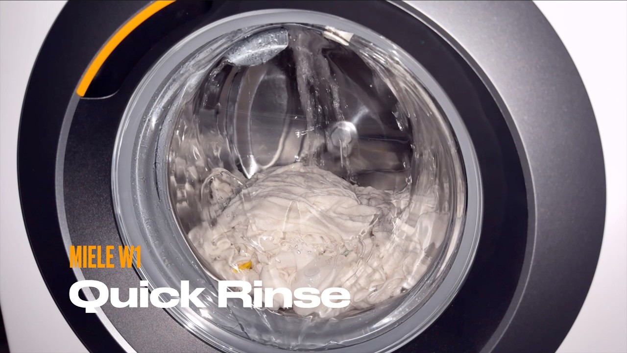 Miele W1 • Quick Rinse