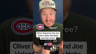 The Montreal Canadiens make their final cuts ahead of the NHL regular season